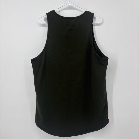 BYLT Premium Basics Drop Cut Tank Top Men Size XL Army Green Lifting Gym - Picture 2 of 8